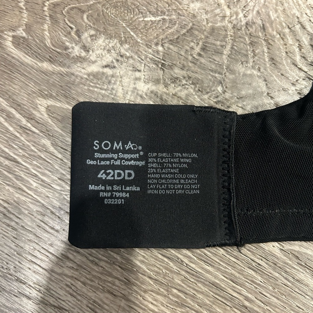 Soma stunning support bra, size 42DD. - Picture 6 of 6